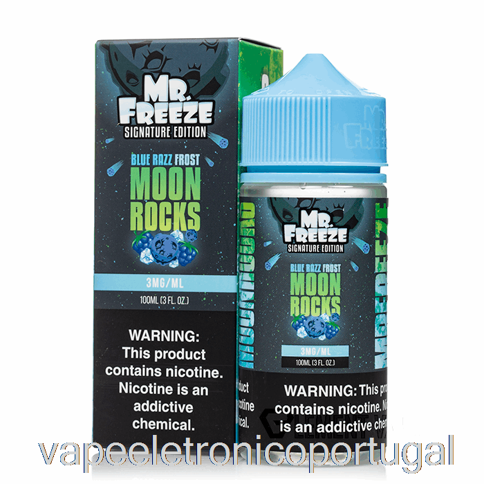 Vape Eletrônico Moonrocks - Blue Razz Frost - Mr Freeze - 100ml 0mg